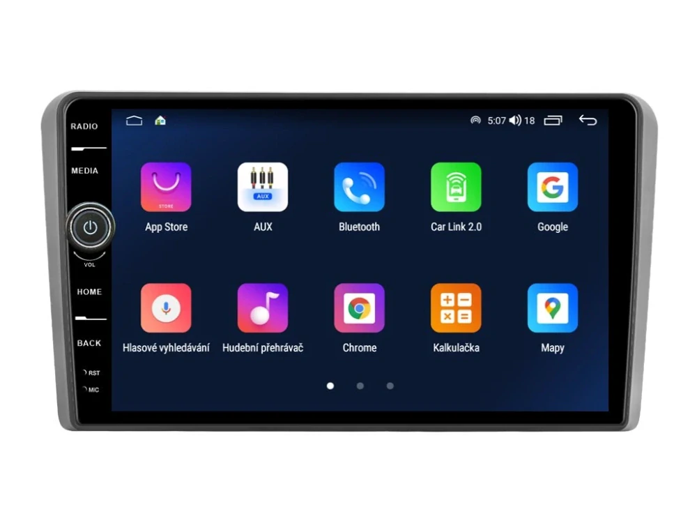 EVEREST 2DIN AUTORÁDIO EVE09 ANDROID, AUDI A3 / S3