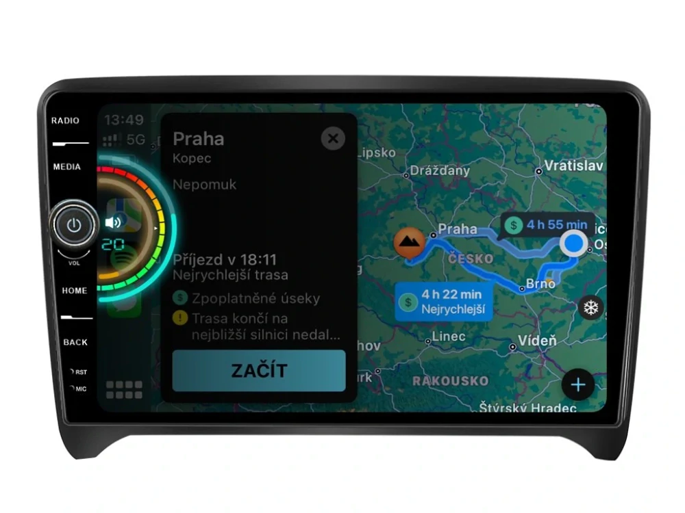 EVEREST 2DIN AUTORÁDIO EVE11 ANDROID, AUDI TT