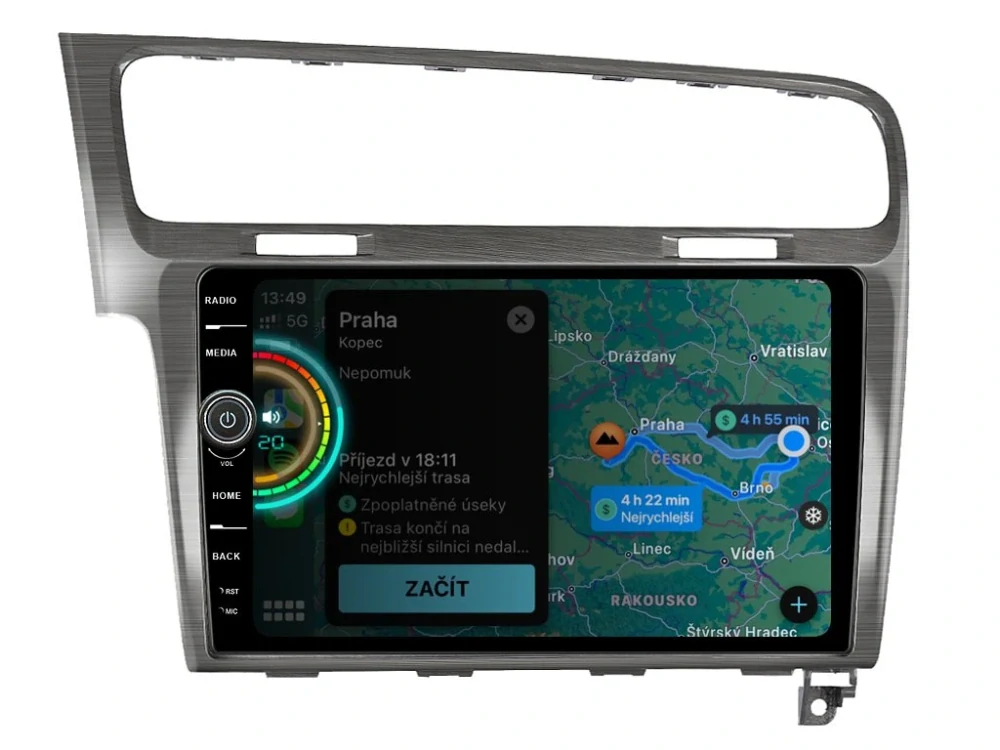 EVEREST 2DIN AUTORÁDIO EVE15 ANDROID, VOLKSWAGEN GOLF VII