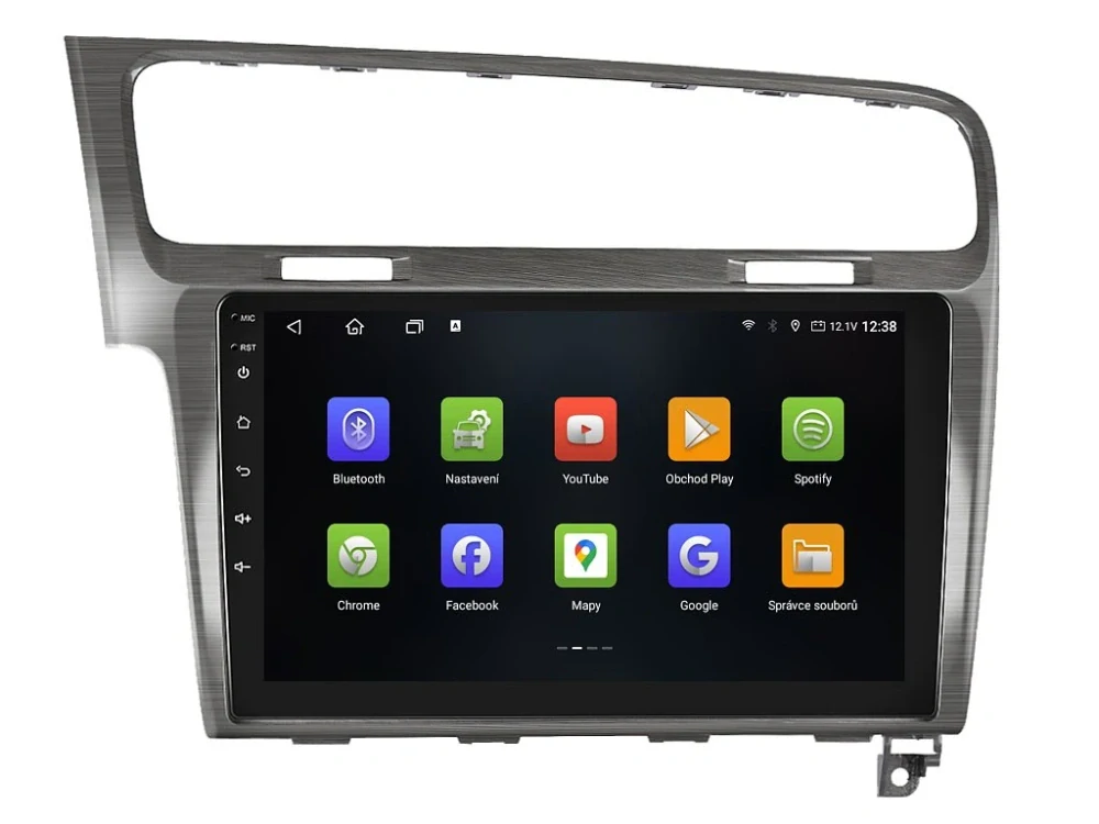 ISUDAR 2DIN AUTORÁDIO T72-IEV26 ANDROID, VOLKSWAGEN GOLF VII