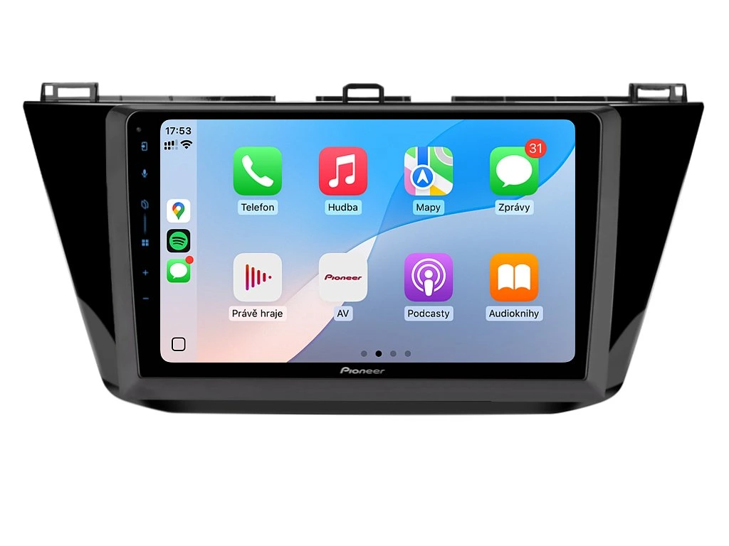 PIONEER 2DIN AUTORÁDIO SPH-PF97BT, VOLKSWAGEN TIGUAN II