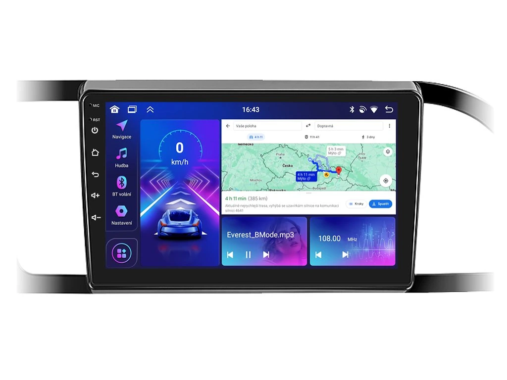 BMODE 2DIN AUTORÁDIO BEX58 ANDROID, SEAT LEON III