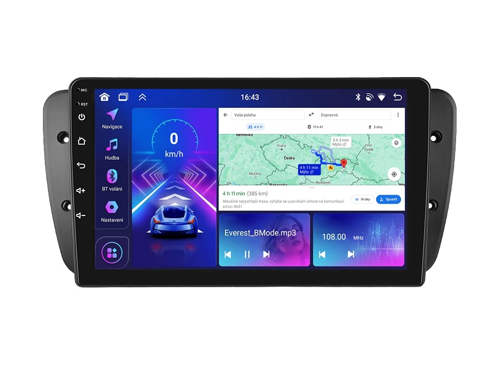 BMODE 2DIN AUTORÁDIO BEV10 ANDROID, SEAT IBIZA