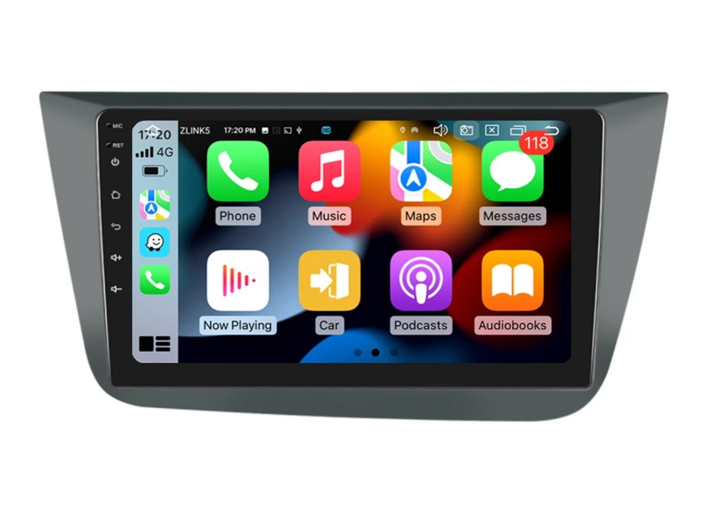 PODOFO 2DIN AUTORÁDIO PEV10 ANDROID, SEAT ALTEA / TOLEDO