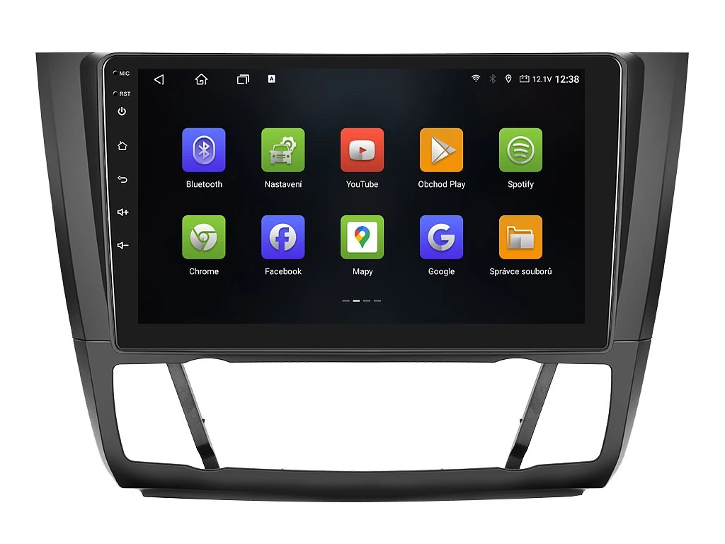 ISUDAR 2DIN AUTORÁDIO T75-IEV82 ANDROID, BMW E81 / E82 / E87 / E88 S AUTOMATICKOU KLIMATIZACÍ