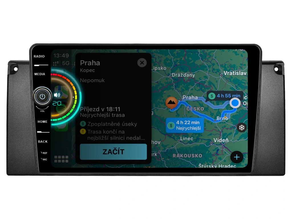 EVEREST 2DIN AUTORÁDIO EVE21 ANDROID, BMW E39 / X5 E53