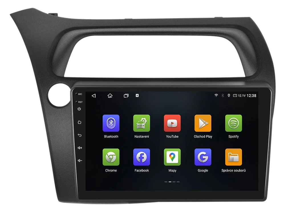 ISUDAR 2DIN AUTORÁDIO T75-IEV90 ANDROID, HONDA CIVIC 8G