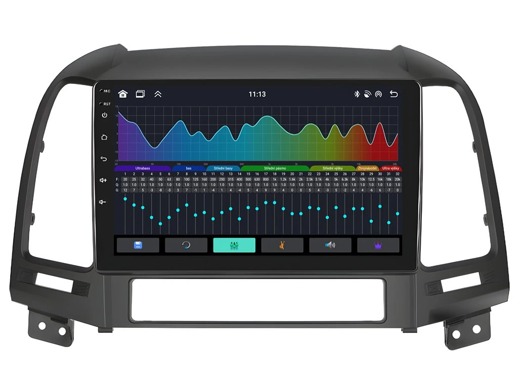 BMODE 2DIN AUTORÁDIO BEX55 ANDROID, HYUNDAI SANTA FE II