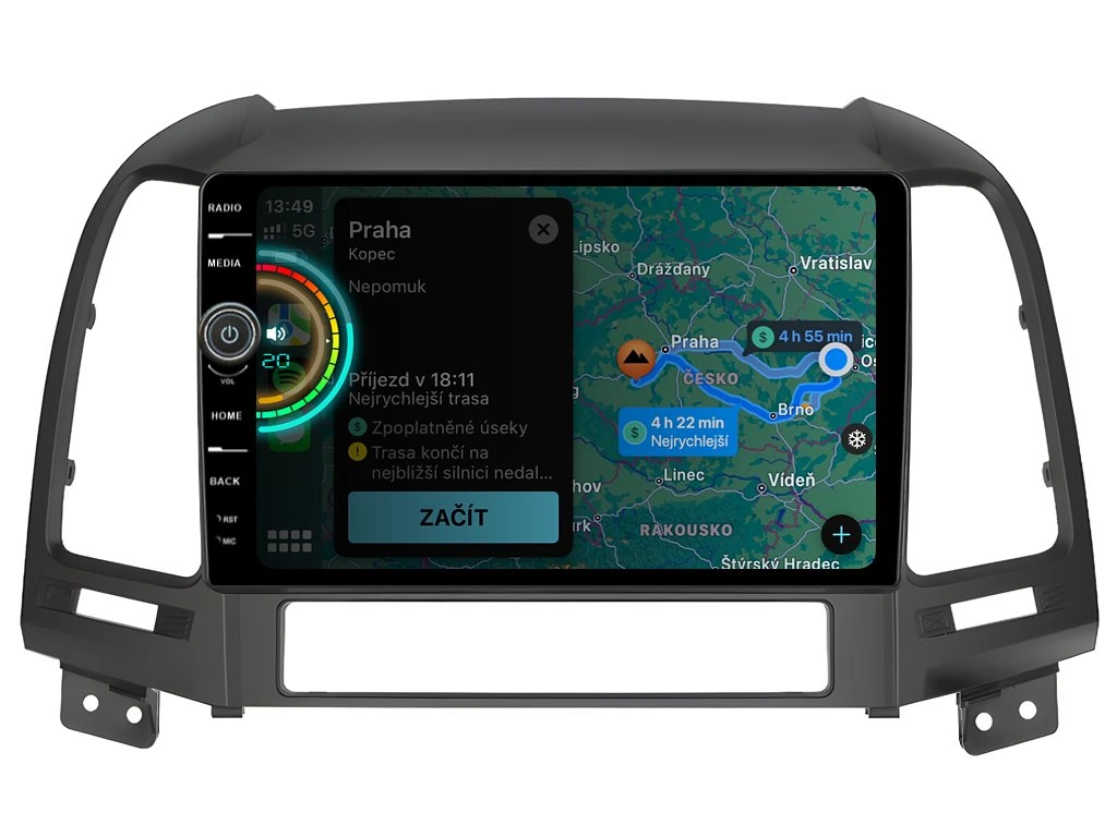 EVEREST 2DIN AUTORÁDIO EVE54 ANDROID, HYUNDAI SANTA FE II