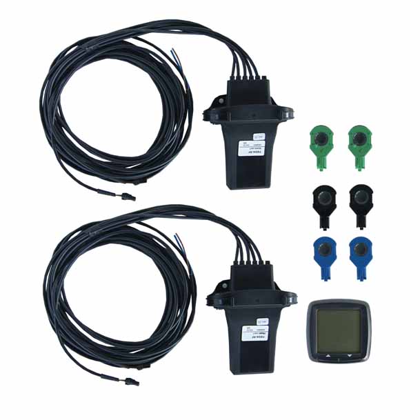 FBSN-6RF-SADA ZADNÍCH A PŘEDNÍCH ČIDEL + BEZDRÁTOVÝ DISPLAY