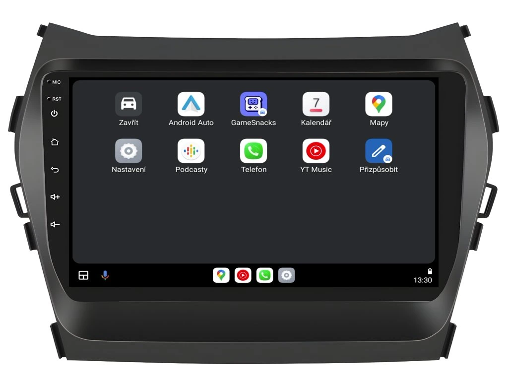 ISUDAR 2DIN AUTORÁDIO T72-IEV70 ANDROID, HYUNDAI SANTA FE IX45