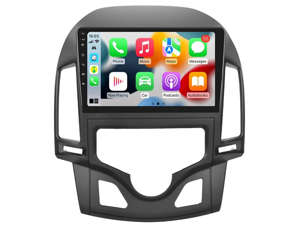 ISUDAR 2DIN AUTORÁDIO T68B-IEV42 ANDROID, HYUNDAI I30 S AUTOMATICKOU KLIMATIZACÍ