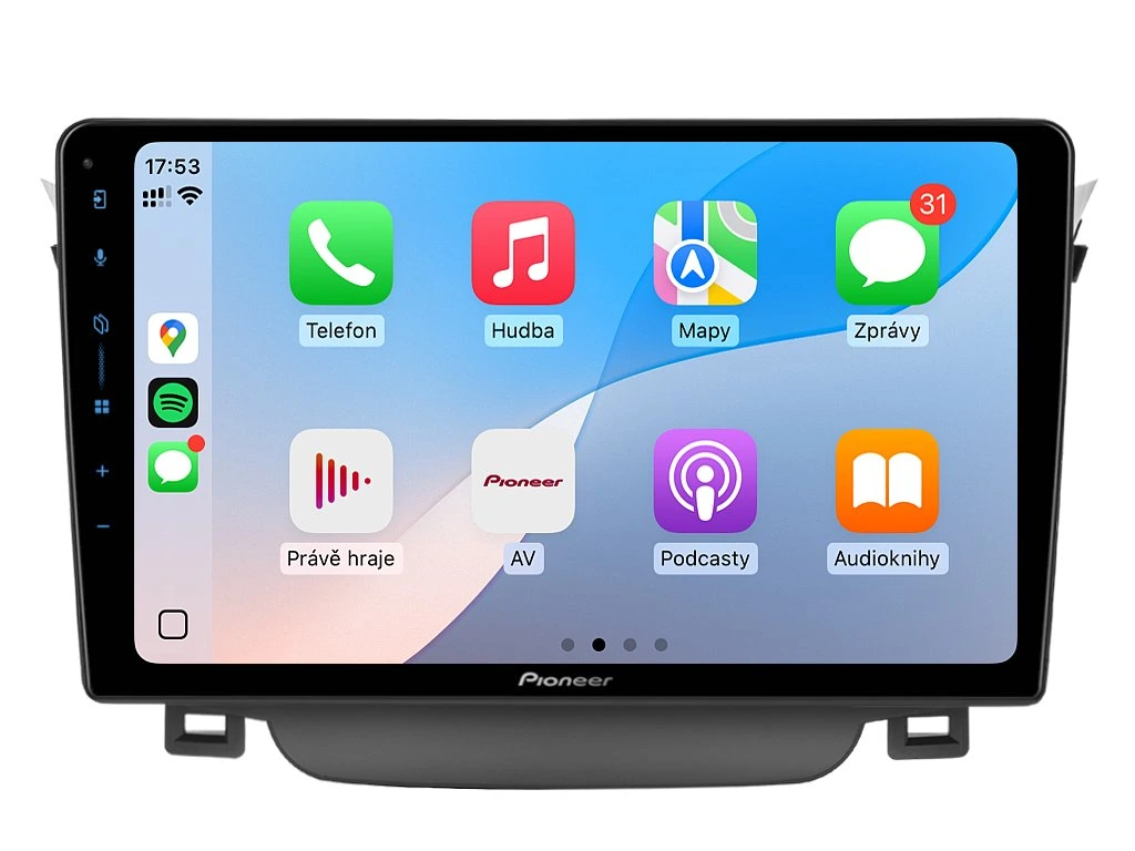 PIONEER 2DIN AUTORÁDIO SPH-PF97BT, HYUNDAI I30