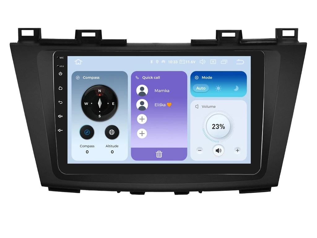 XTRONS 2DIN AUTORÁDIO IQP-XEV19 ANDROID, MAZDA 5 - II. GENERACE