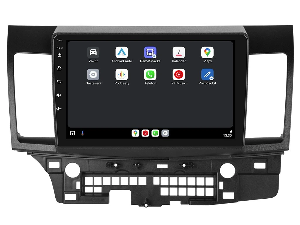 ISUDAR 2DIN AUTORÁDIO T72-IEV52 ANDROID, MITSUBISHI LANCER VIII