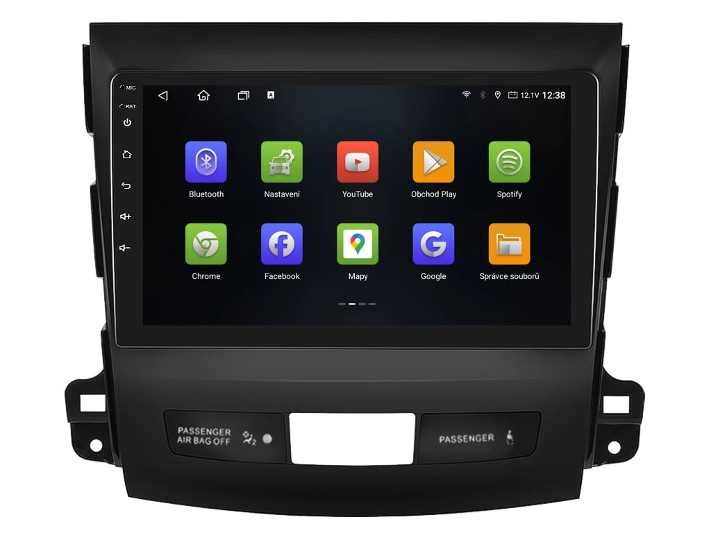 ISUDAR 2DIN AUTORÁDIO T72-IEV103 ANDROID, MITSUBISHI OUTLANDER II / CITROEN C-CROSSER / PEUGEOT 4007
