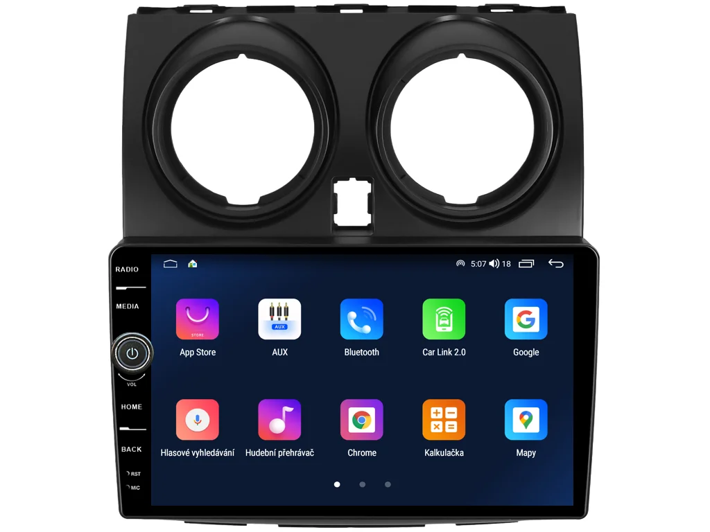 EVEREST 2DIN AUTORÁDIO EVE80 ANDROID, NISSAN QASHQAI I