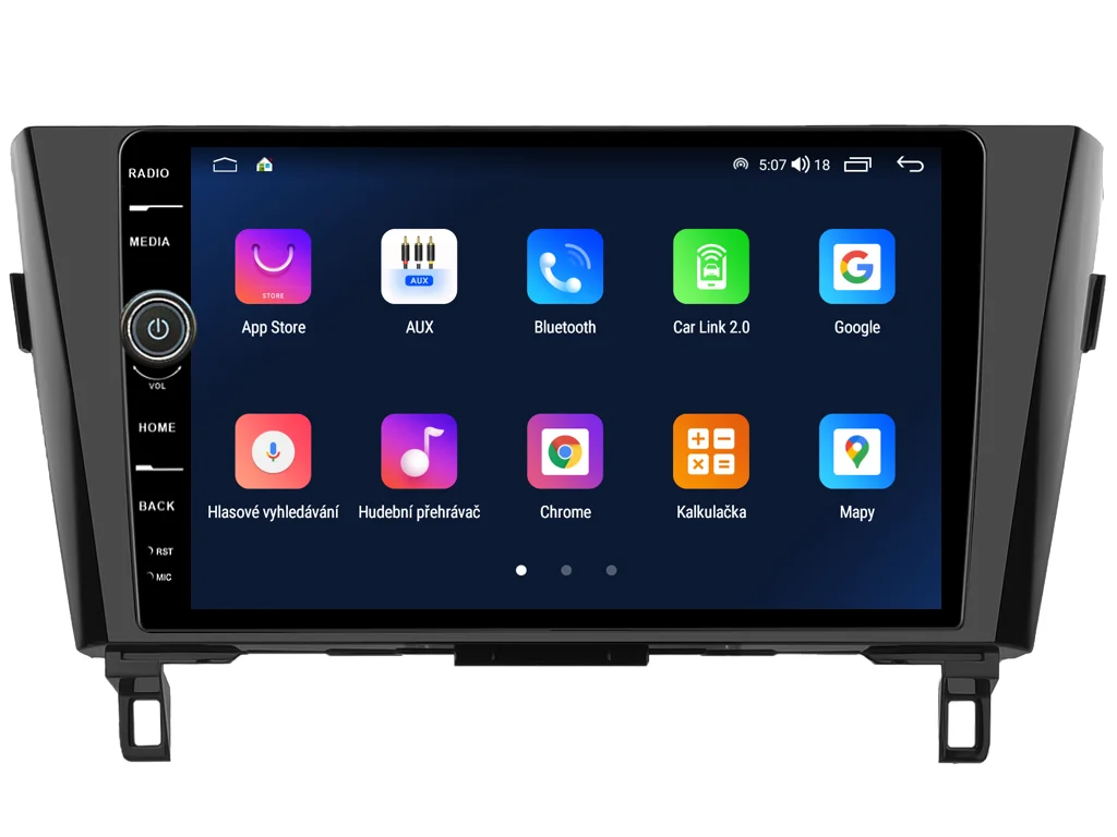 EVEREST 2DIN AUTORÁDIO EVE81 ANDROID, NISSAN QASHQAI II / X-TRAIL III