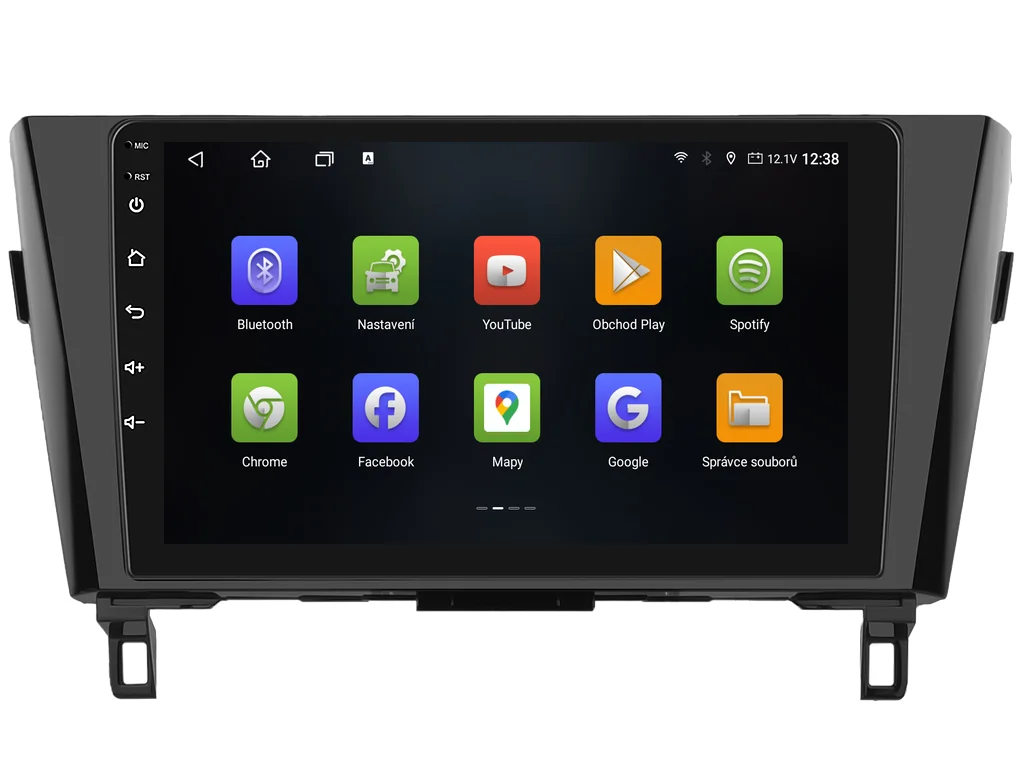 ISUDAR 2DIN AUTORÁDIO T75-IEV163 ANDROID, NISSAN QASHQAI II / X-TRAIL III