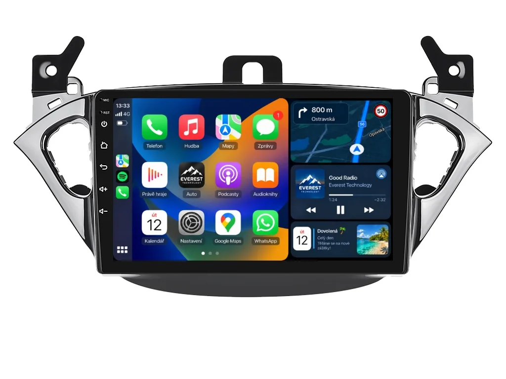 ISUDAR 2DIN AUTORÁDIO Q74X-IEV105 ANDROID, OPEL ADAM / CORSA