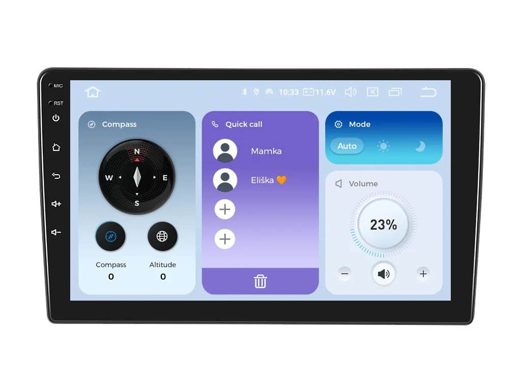 XTRONS 2DIN AUTORÁDIO IQP-XEV21 ANDROID, OPEL ASTRA / ANTARA / ZAFIRA