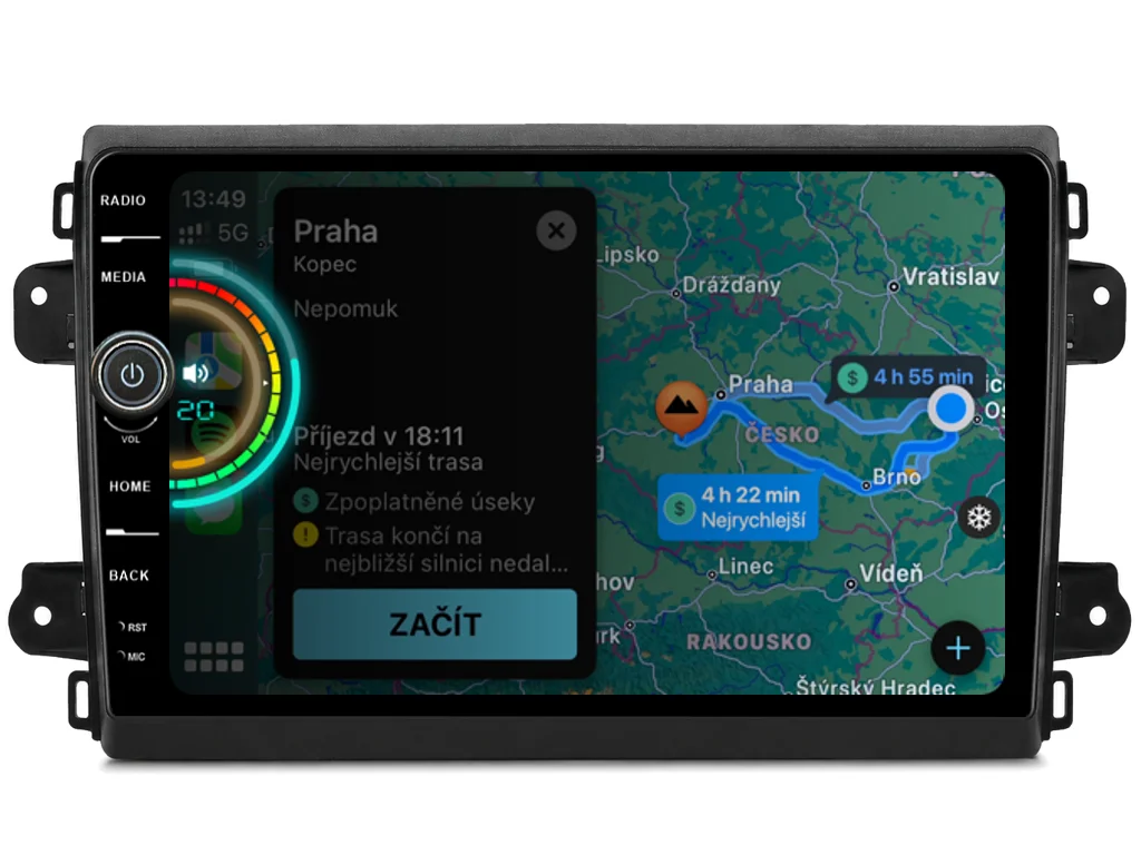 EVEREST 2DIN AUTORÁDIO EVE200 ANDROID, FIAT DUCATO 2021+