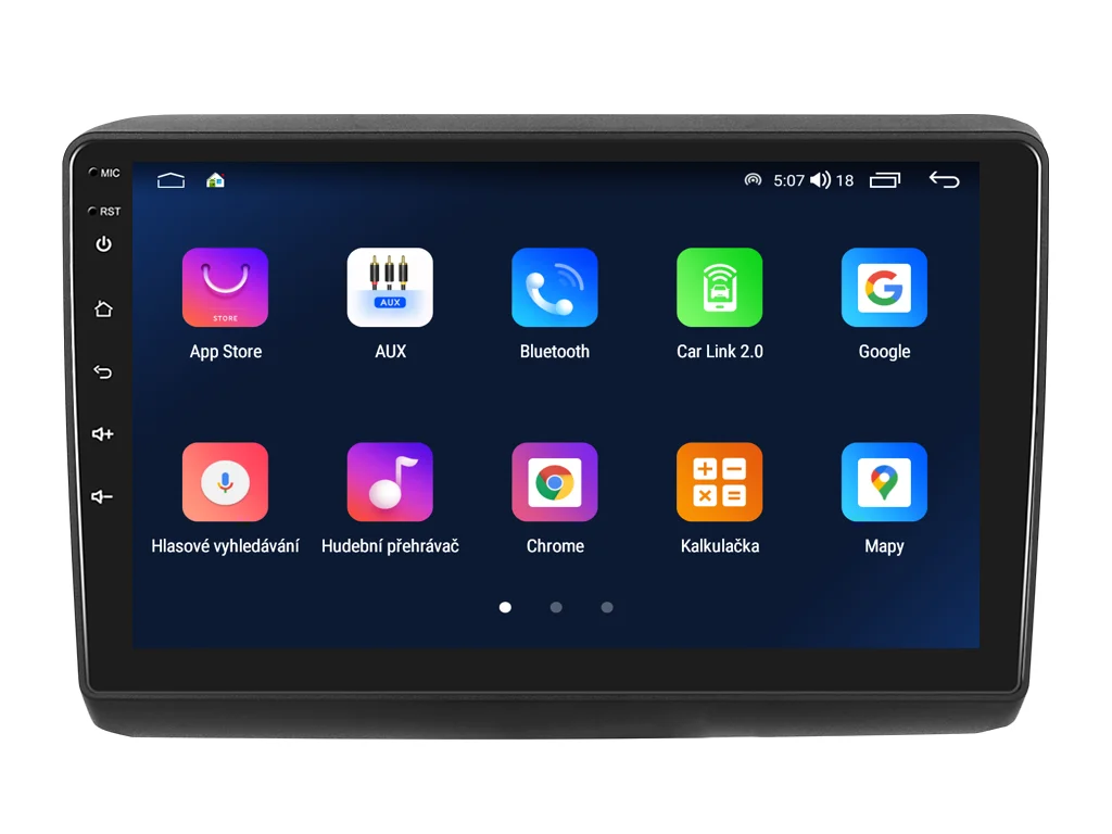 EVEREST 2DIN AUTORÁDIO EVT53 ANDROID, FIAT DUCATO / PEUGEOT BOXER II / CITROEN JUMPER II