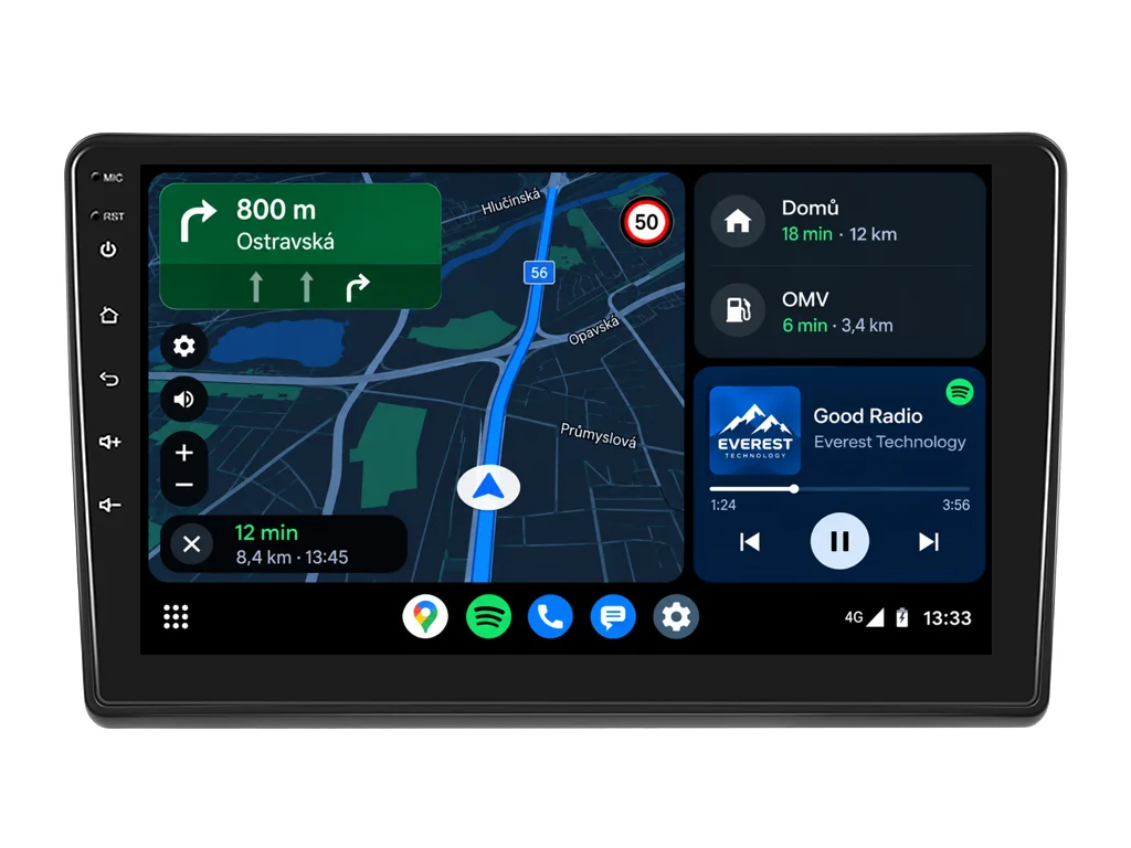ISUDAR 2DIN AUTORÁDIO Q74X-IEV87 ANDROID, FIAT DUCATO / PEUGEOT BOXER II / CITROEN JUMPER II