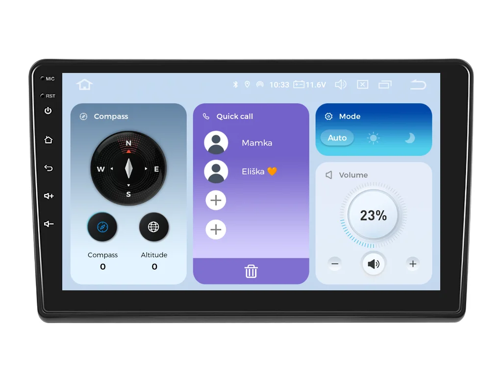 XTRONS 2DIN AUTORÁDIO IQP-XEV47 ANDROID, FIAT DUCATO / PEUGEOT BOXER II / CITROEN JUMPER II