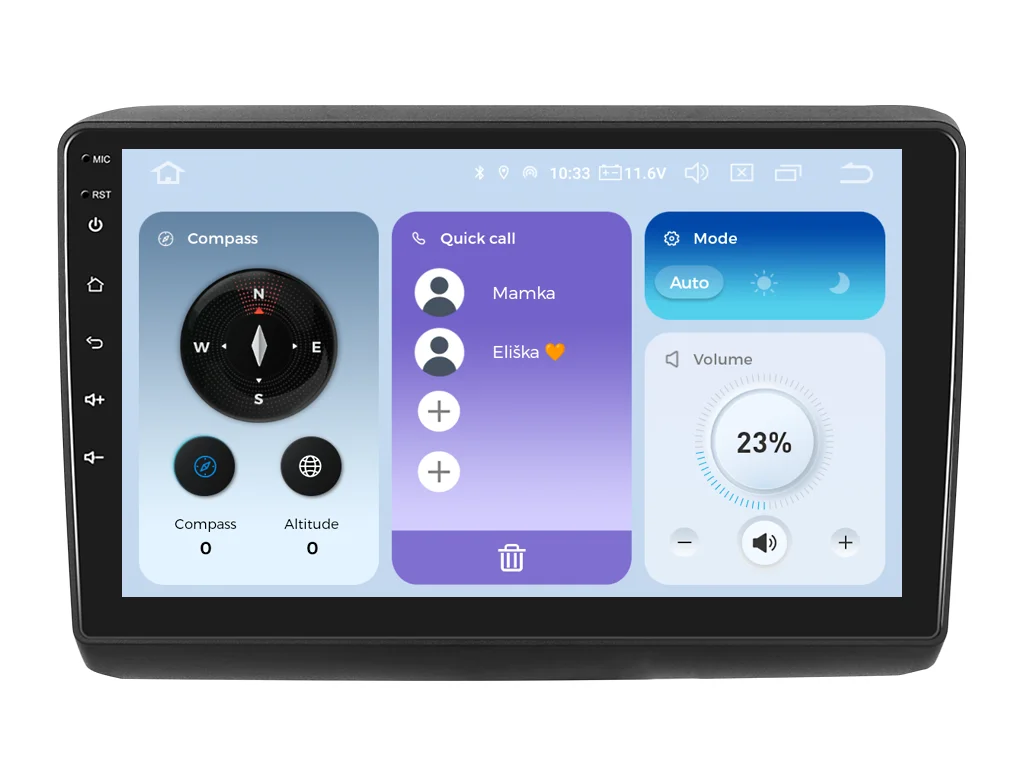 XTRONS 2DIN AUTORÁDIO IQP-XEV54 ANDROID, FIAT DUCATO / PEUGEOT BOXER II / CITROEN JUMPER II
