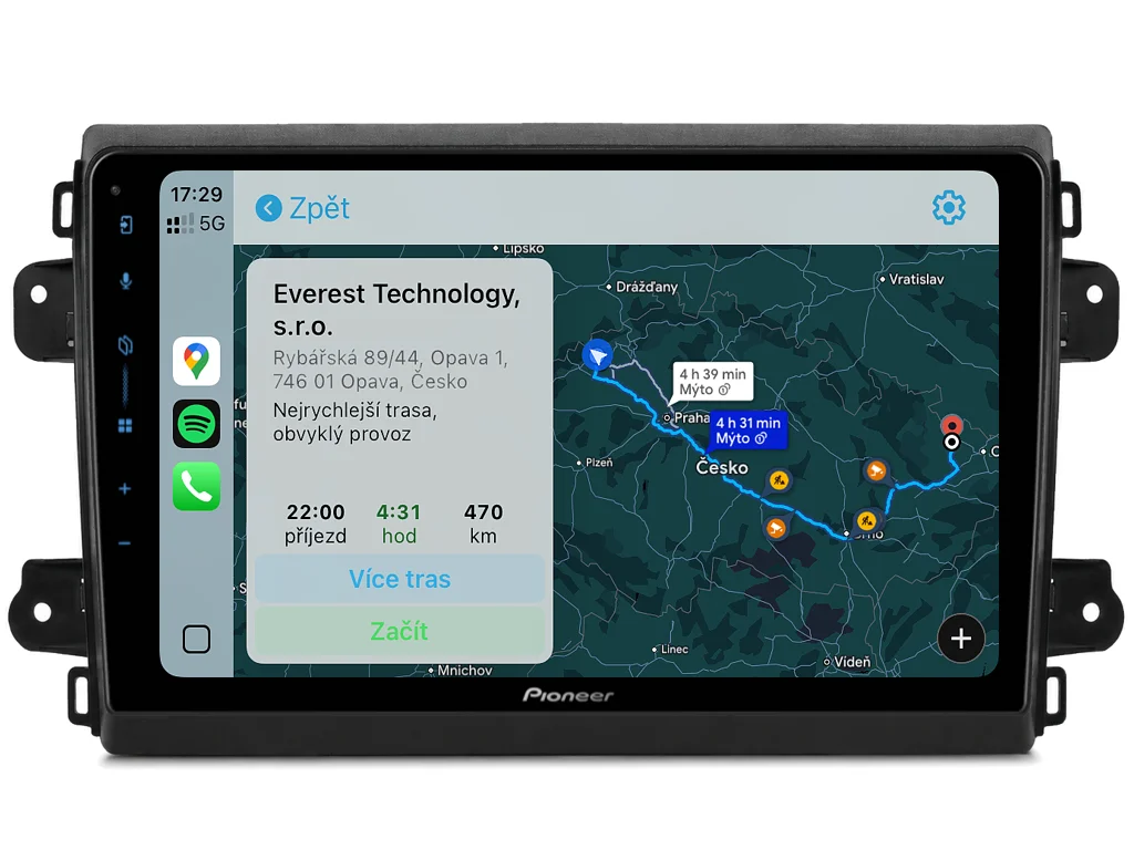 PIONEER 2DIN AUTORÁDIO SPH-PF97BT, FIAT DUCATO 2021+