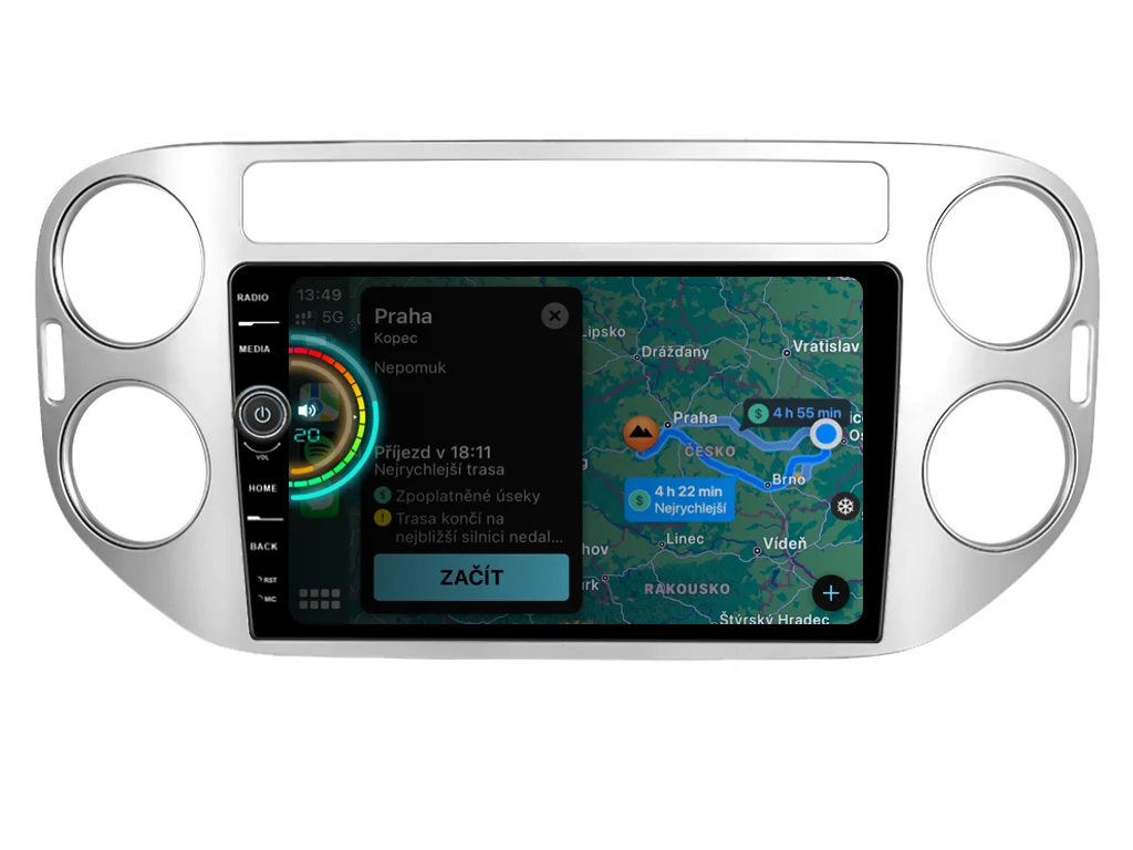 EVEREST 2DIN AUTORÁDIO EVE14 ANDROID, VOLKSWAGEN TIGUAN