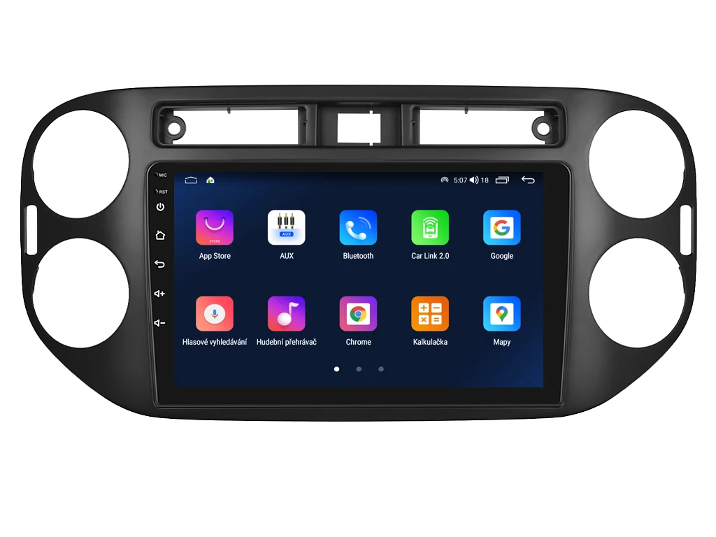 EVEREST 2DIN AUTORÁDIO EVT65 ANDROID, VOLKSWAGEN TIGUAN I