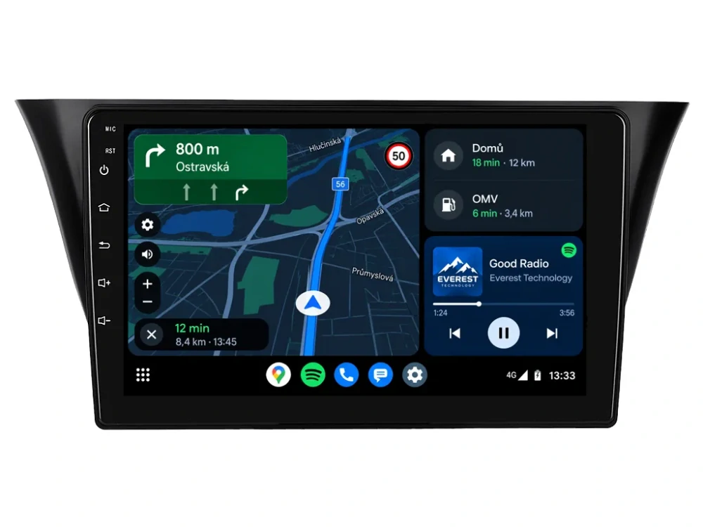 ISUDAR 2DIN AUTORÁDIO Q74X-IEV137 ANDROID, IVECO DAILY