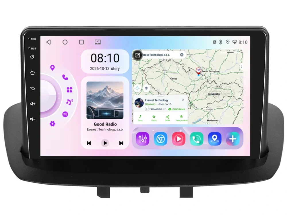 BMODE 2DIN AUTORÁDIO BET217 ANDROID, RENAULT MEGANE III / RENAULT FLUENCE