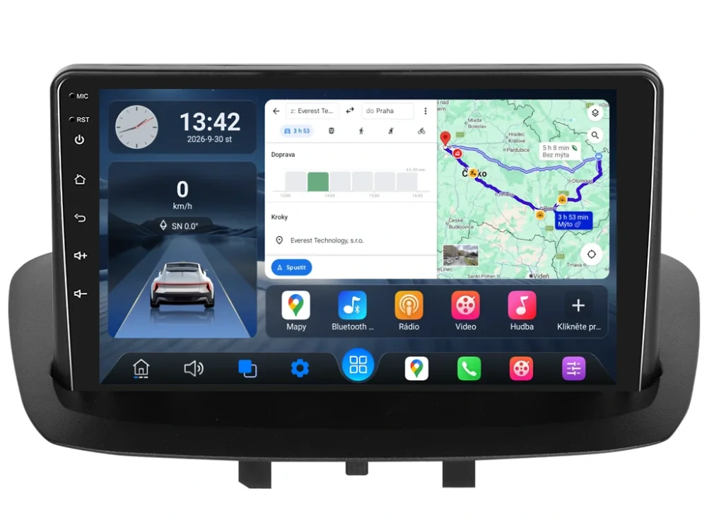 ISUDAR 2DIN AUTORÁDIO Q74X-IEV217 ANDROID, RENAULT MEGANE III / RENAULT FLUENCE