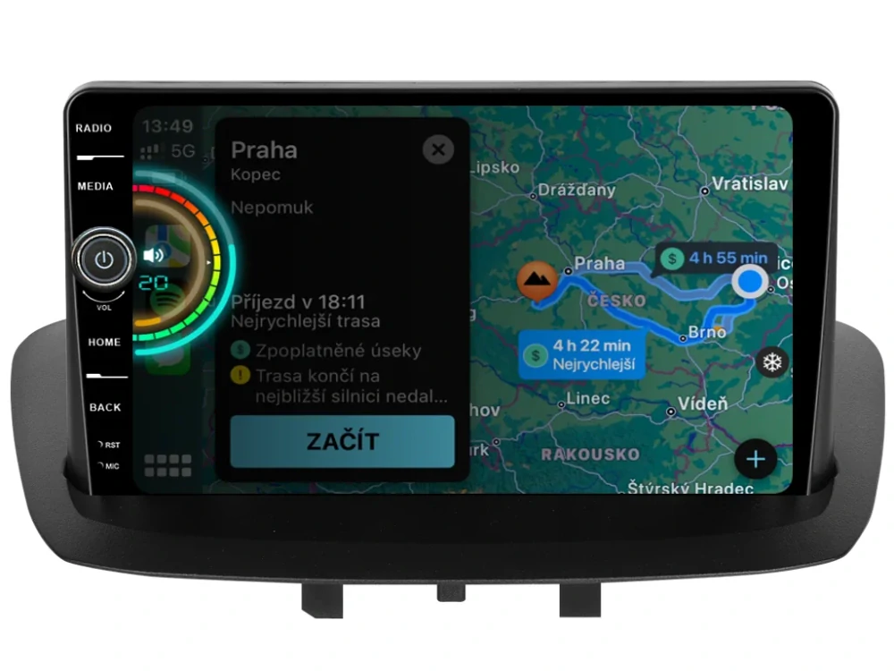 EVEREST 2DIN AUTORÁDIO EVE217 ANDROID, RENAULT MEGANE III / RENAULT FLUENCE