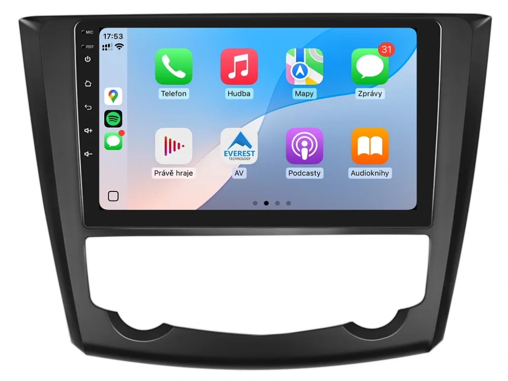 ISUDAR 2DIN AUTORÁDIO T72-IEV66 ANDROID, RENAULT KADJAR