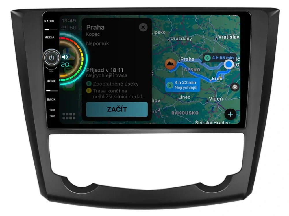 EVEREST 2DIN AUTORÁDIO EVE50 ANDROID, RENAULT KADJAR