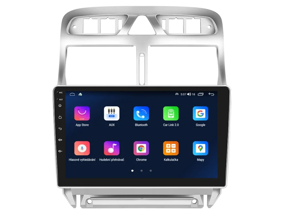 EVEREST 2DIN AUTORÁDIO EVT46 ANDROID, PEUGEOT 307