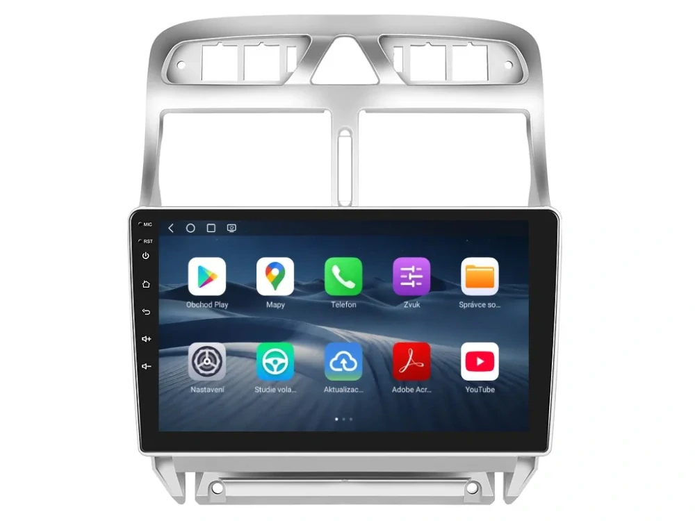 ISUDAR 2DIN AUTORÁDIO Q74X-IEV108 ANDROID, PEUGEOT 307