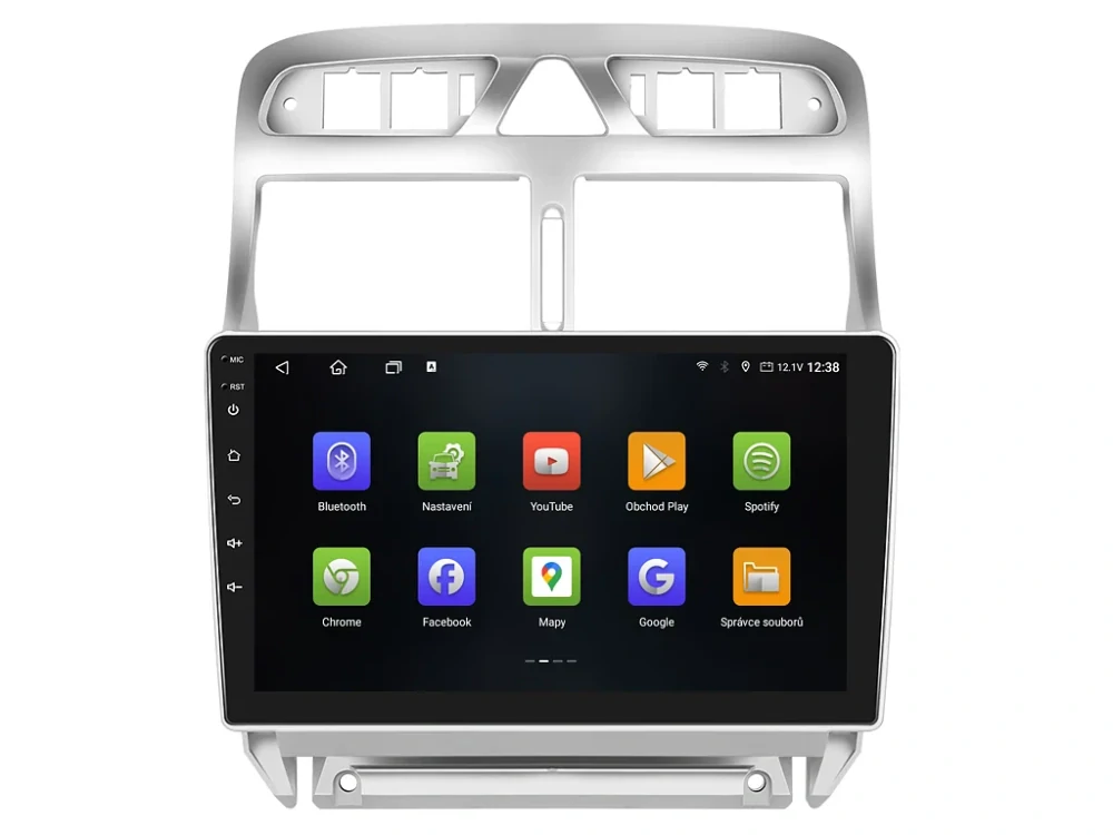 ISUDAR 2DIN AUTORÁDIO T75-IEV108 ANDROID, PEUGEOT 307