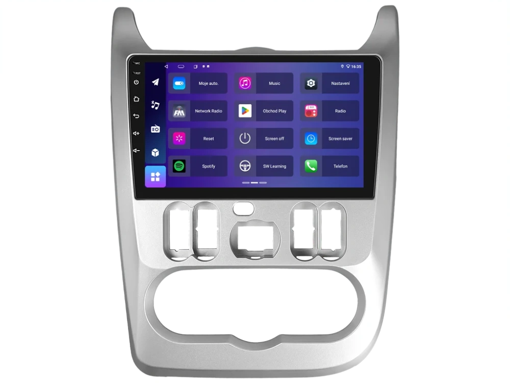 ISUDAR 2DIN AUTORÁDIO T68B-IEV79 ANDROID, DACIA LOGAN I, SANDERO I