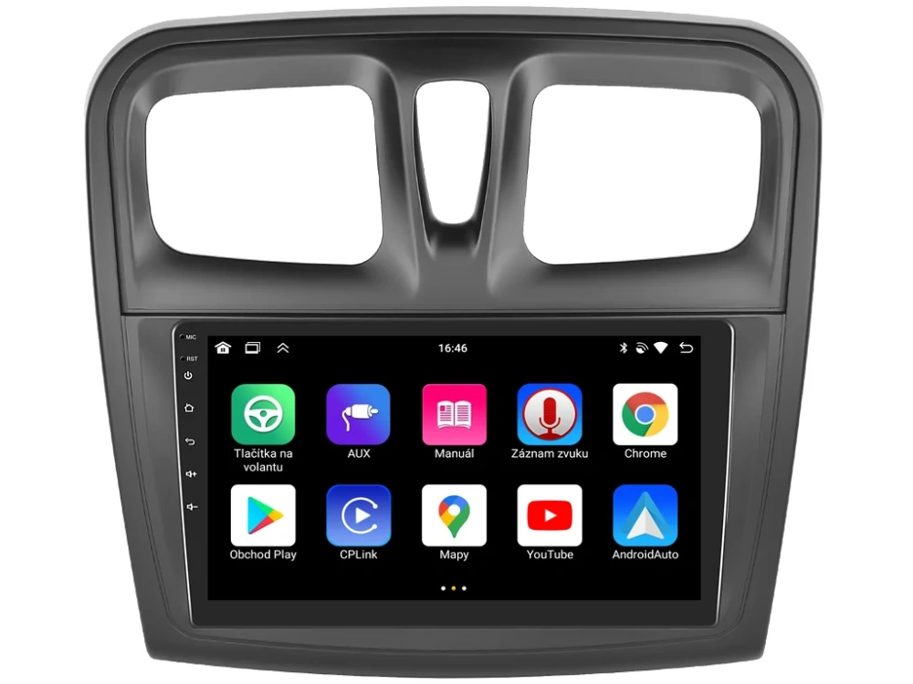 BMODE 2DIN AUTORÁDIO BEX81 ANDROID, DACIA LOGAN II, SANDERO II S HRANATÝMI PRŮDUCHY