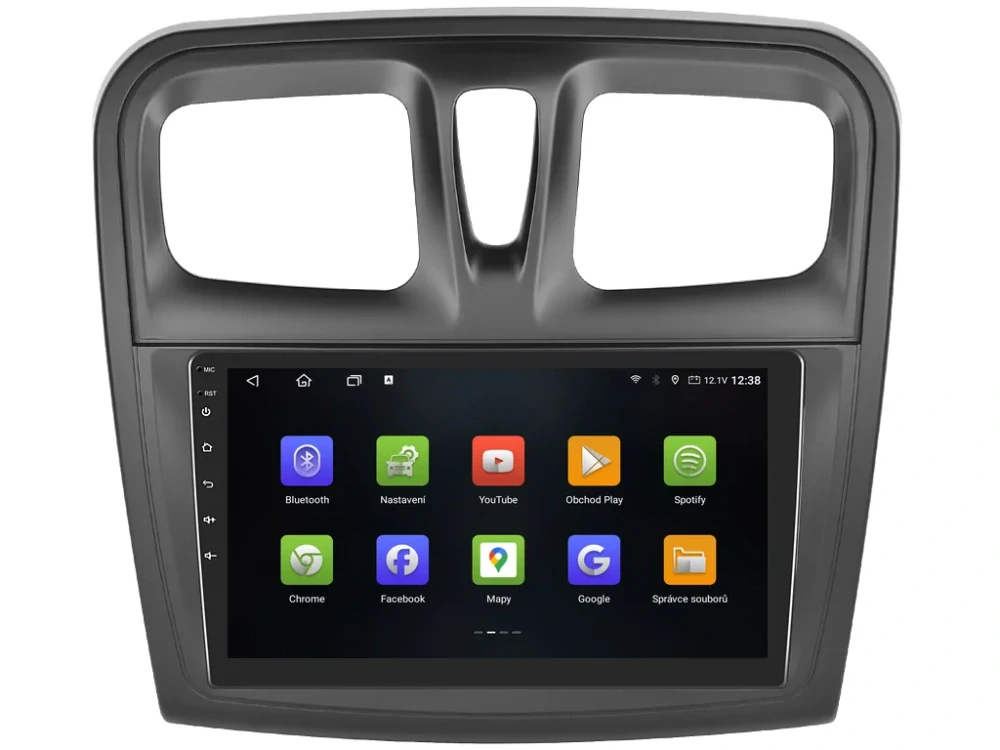 ISUDAR 2DIN AUTORÁDIO T75-IEV157 ANDROID, DACIA LOGAN II, SANDERO II S HRANATÝMI PRŮDUCHY
