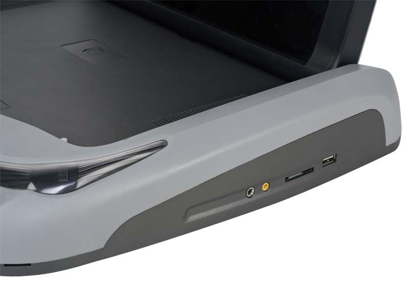 STROPNÍ MONITOR 10" ŠEDÝ S  DVD/SD/USB + VÝMĚNNÝ KRYT BÉŽOVÝ / ČERNÝ 