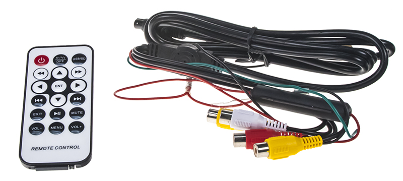 LCD MONITOR 9" NA ZRCÁTKO S USB / SD SLOTEM