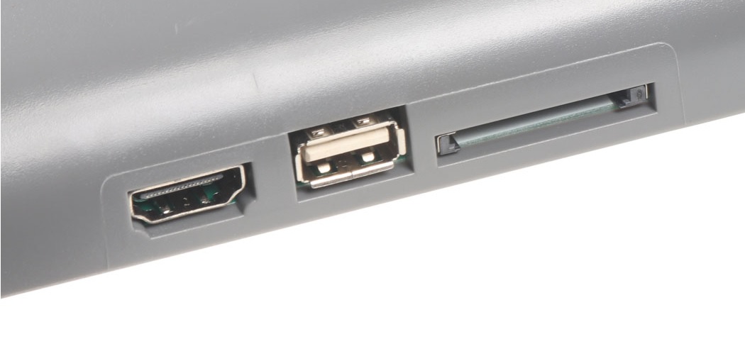 STROPNÍ LCD MONITOR 17" ŠEDÝ NEW LED SLIM/USB/SD/HDMI