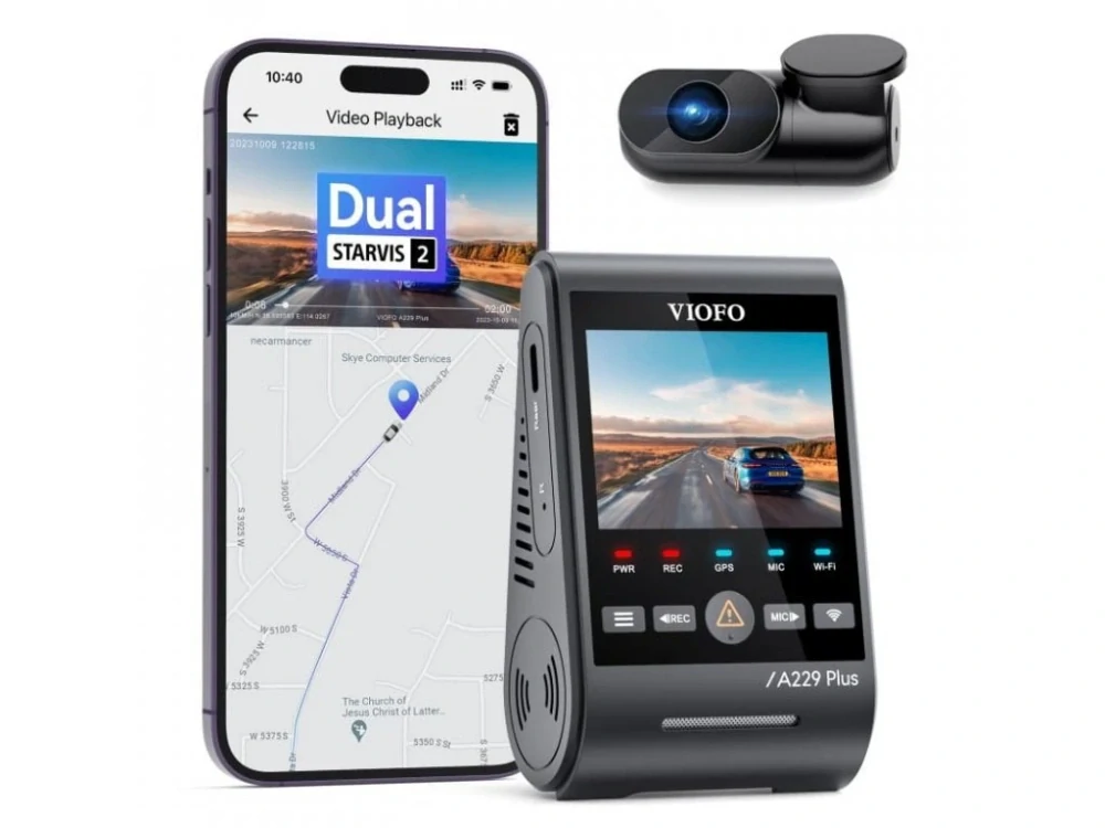 VIOFO A229 PLUS 2CH - Kamera do auta