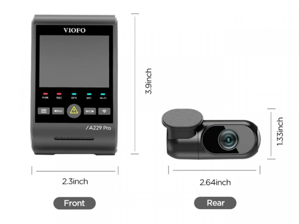 VIOFO A229 PRO 2CH - Kamera do auta